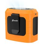 ショッピングクリップファン Zeadio ウエストクリップファン, 3段階速度腰扇, 10000mAh ハンズフリー ウェアラブルネックレスファ