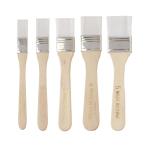 benrii многоцелевой малярная кисть 5 размер комплект краска малярная кисть кисть нейлон щетка из дерева руль деформация трудно pe