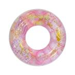 ショッピング浮き輪 浮き輪 子供用 キッズ 大人用 女の子 男の子 フロート 夏 海 プール 持ち手 かわいい キラキラ カ