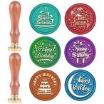 SUPERDANT cургуч комплект birthday 6 вид штамп изоляция штамп воск штамп 