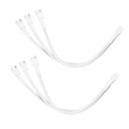 PANO-MOUNTS PC кейс PWM вентилятор PWM ответвление кабель,3 булавка /4 булавка вентилятор соответствует, 2 шт упаковка (FANSP-3W)