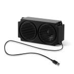 Apqfw PC динамик проводной, USB источник питания подключение Play & штекер compact размер низкий звук HM5018, черный 