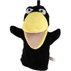 ショッピングぬいぐるみ ぬいぐるみパペット カラス ハンドパペット キツネ 指の おもちゃ 動物 かわいい 腹話術