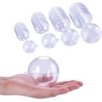 ショッピングオーナメント NN.ORANIE オーナメント ボール プラスチックボール 4cm 5cm 6cm 8cm 20個セット クリスマス 飾り 透明