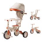 PAKESI ребенок трехколесный велосипед складной возможность 8-in-1 коляска велосипед рука вдавлено . палка имеется тент покрытие сиденье be