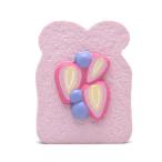 ショッピングスクイーズ Kiibru ストロベリー トースト スクイーズ ジャンボ 低反発ふわふわパン 誕生日ギフト (桜色)