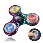 ハンドスピナー 夜光 高級 ストレス解消 グッズ 3〜5分高速回転 静音 アルミニウム合金 ステンレ