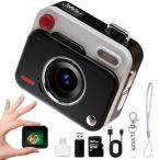 ミニカメラ キーホルダー レトロカメラ 高画素Lo-Fi画質 エモいカメラ 1080P動画撮影 トイ