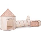 キッズテント おもちゃハウス 3 in 1ボールプール トンネル付き 子供テント アウトドア テ