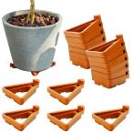 siawadeky треугольник форма цветочный горшок футов 24 шт. комплект предотвращение скольжения pot keeper pot подставка горшок .