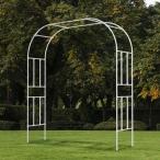 Caroeas роза арка металлический ширина 180× глубина 40× высота 240cm цветок арка наружный для устойчивый к коррозии диаметр трубы 20mm