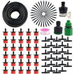 WMYCONGCONG 25Mホース 自動散水用具 点滴灌漑 セット