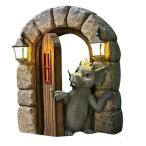  полимер производства старый способ дракон скульптура интерьер &amp; уличный украшение закрытый * наружный двоякое применение ga-te человек 