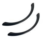 ｎａｋａｏ2個入り 引き出し クローゼット キャビネット用 取っ手 黒 ネジ付き ブラック 亜鉛ダ