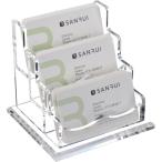 siawadeky визитная карточка кейс 3 ступенчатый акрил визитная карточка подставка ширина класть карта установить прозрачный настольный название 