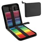 色鉛筆ケース 大容量 筆箱 手提げ式 36/72本スロット 色鉛筆ホルダー 撥水 鉛筆袋 多機能 鉛筆入