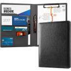 A4 буфер обмена жнец -a4 складывающийся пополам PU кожа авторучка держатель * футляр для визитных карточек * карман есть 