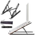 (WellOrigin) подставка для ноутбук 10 -ступенчатый высота &amp; регулировка угла складной перевозка супер-легкий темно синий 