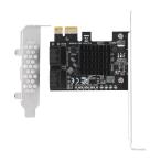 SATA3.0 - PCIe повышение карта,4 порт PCIe 3.0 адаптор,WIN7,WIN8,WIN10,WIN11,LINUX для 6Gbps