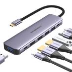 USB C ハブ hdmi 2つ Dual Display ドッキングステーション 7in1 MST デュアル 4K HDMI 拡張 リプル デ