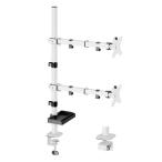 UPGRAVITY монитор arm двойной длина верх и низ горизонтальный передвижной 2 экран дисплей arm 32 дюймовый .