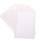 SEWACC сертификат бумага 10 шт. комплект 12×8.27 дюймовый вписывание печать возможность пустое место. сертификат бумага угол круг обработка внутри сторона бумага 