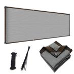 JIANLEI веранда глаз .. серый затемнение сеть 1M*2.5M частный защита навес затенитель от солнца толщина . больше сделал 