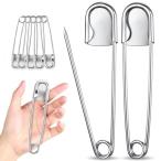 安全ピン 特大 5枚入り オフィスの安全ピン 衣類 毛布 帽子 名札 アクセサリーパーツ 留め具 ク