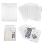 PAVIKE прозрачный файл a4 прозрачный файл место хранения держатель A4 конверт type файл перевозка . простой, большая вместимость 