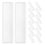 Lurrose 25 листов прозрачный этикетка держатель мощный сам склейка Pvc производства водонепроницаемый указатель карта карман 4.33×1.18 in 