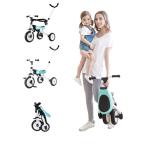ショッピング三輪車 Kamelun 三輪車 3in1 手押し棒付き 手押し車 1~6歳 折り畳み自転車 軽量 子供 自転車 誕生日プレゼン