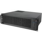 IPCHASSIS 3Uサイズのラックマウント型サーバーケースです。ブラックの産業用PCシャーシであり、