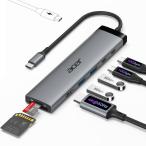Acer USB C ハブUSB ハブ Type-C タイプC 変換アダプタ USB-C 3.2 Gen2 ×2 (10Gbps高速転送) HDMI 4K@60Hz SD