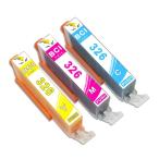 CANON用 BCI-326 C+M+Y 各1本 純正品併用 �