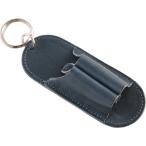 (Jamale) ペンホルダー 印鑑ホルダー 栃木レザー 本革 日本製 : ブルージーン