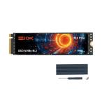 SIX NVMe M.2 SSD 1TB PCIe Gen4x4，PS5メモリー拡張対応/ヒートシンク付 最大読込7350MB/s M.2 2280 デスクトッ