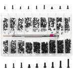 極小ネジ詰め合わせキット 18種類 M1.2 M1.4 M2.0 小型ネジ詰め合わせキット メガネ 時計用