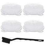 INJOYTEC 4 деталь пластик. цветок. лягушка. цветок. булавка цветок лягушка пластиковый f