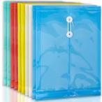 POPSFL прозрачный файл A4 конверт type файл красочный 10 листов 5 цвет большая вместимость вставка имеется шнур имеется для перевозки рейс 