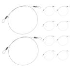 M METERXITY 10 упаковка система безопасности кабель блокировка 2FT 2mm PVC покрытие осуществлен нержавеющая сталь сталь производства багаж 