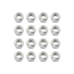 IMSCREWS #10-24 インチ ナイロンナット 304ステンレス 100個入 緩み止めナット 二面幅9.5mm 高さ