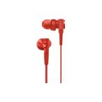 SONY слуховай аппарат бас модель MDR-XB55 : kana ru type красный MDR-XB55 R