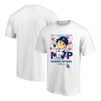 FANATICS ファナティクス ドジャース 大谷翔平 ナショナルリーグ MVP 2024 獲得記念 イラスト Tシャツ 半袖 ML01-24FW-0077-WHITE ホワイト