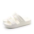 crocs クロックス レディース 定番 カジュアル シャワー サンダル バヤ プラットフォーム サンダル 208188-100 ホワイト