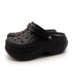 crocs クロックス レディース 定番 サボ アウトドア 厚底 サンダル ベラ クロッグ 210062-001 ブラック 黒