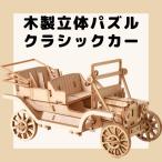 木製 DIY 3D 模型組立 ウッドクラフトキット クラシックカー 知育 夏休み 宿題 自由研究 工作 手作り