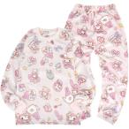 ショッピングマイメロディ マイメロディ トレーナー スウェット パンツ フリース 総柄 セットアップ ルームウェア 部屋着 パジャマ サンリオ キャラクターズ