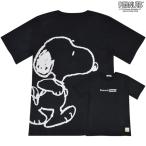 スヌーピー 半袖 Tシャツ バック プリント トップス SNOOPY PEANUTS