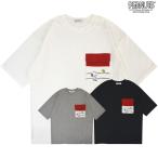 スヌーピー Tシャツ 半袖 トップス ポケット プリント ドロップショルダー ヘビーウェイト SNOOPY PEANUTS