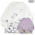 ショッピングスヌーピー スヌーピー Tシャツ 長袖 バルーン トップス ビック シルエット プリント SNOOPY PEANUTS